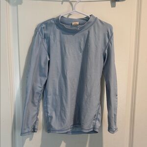 Kids Long Sleeve Swim Rashguard - Light Blue